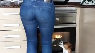 amateur ass brunette fetish jeans teen