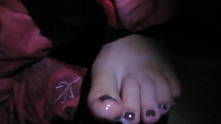 babe bedroom brunette cumshot drunk fantasy feet foot-fetish girlfriend