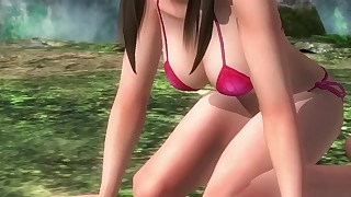 anime ass bikini brunette car doggy-style hentai hot japanese
