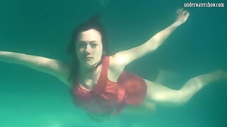 big-tits brunette dress hd lingerie small-tits little pool pov